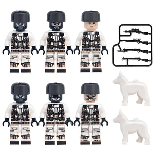 6 Snow Commando Minifigures