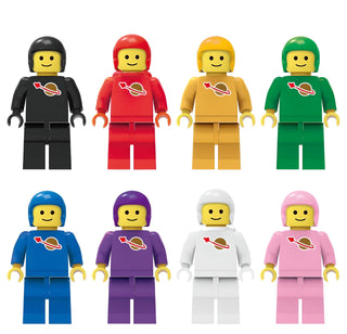 Rainbow Spaceman Minifigures 8pcs/set