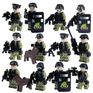 12 Anti-Terrorist SWAT Team Minifigures